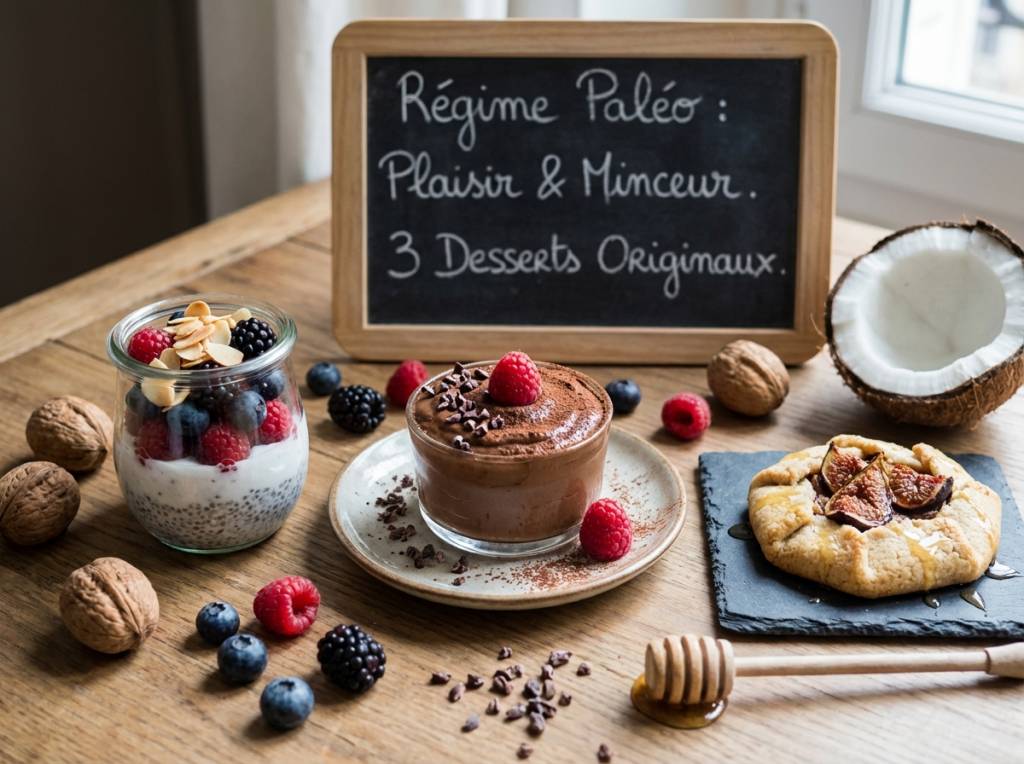 Régime paléo : 3 desserts originaux pour concilier gourmandise et perte de poids