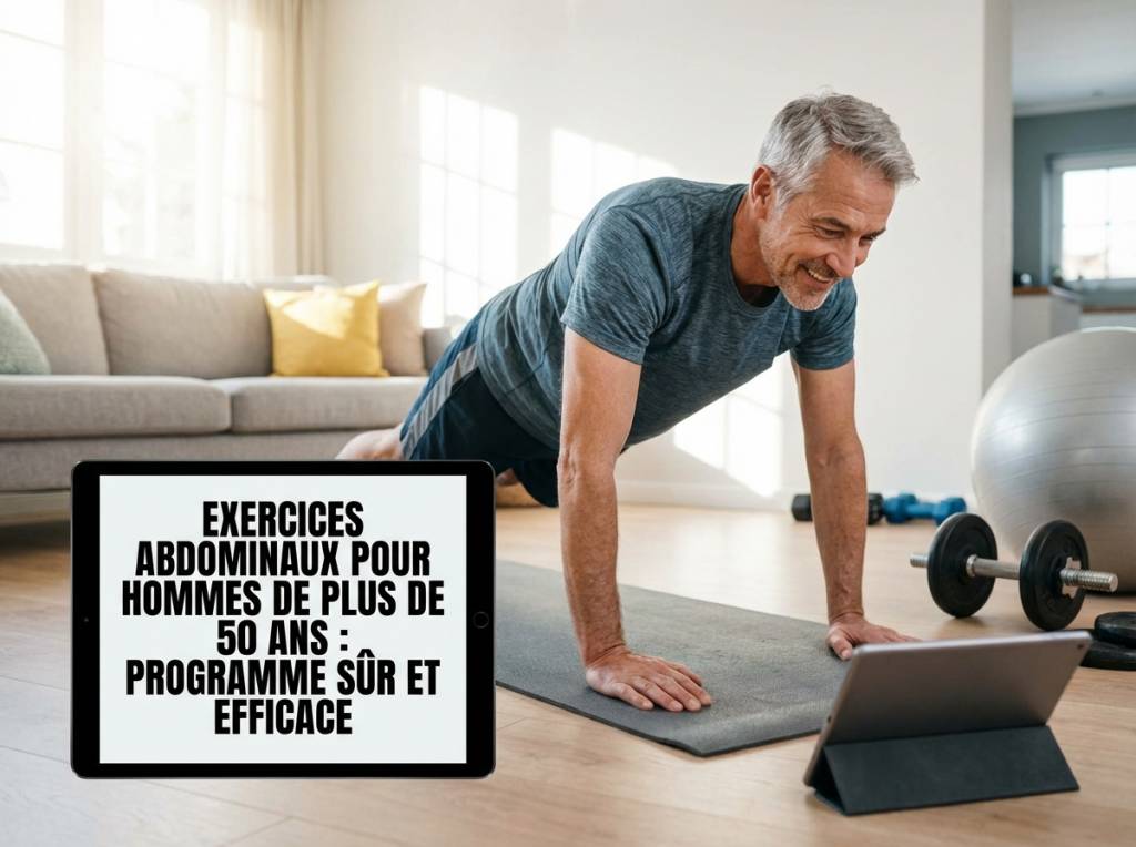 Exercices abdos pour homme de plus de 50 ans : programme sécurisé et efficace