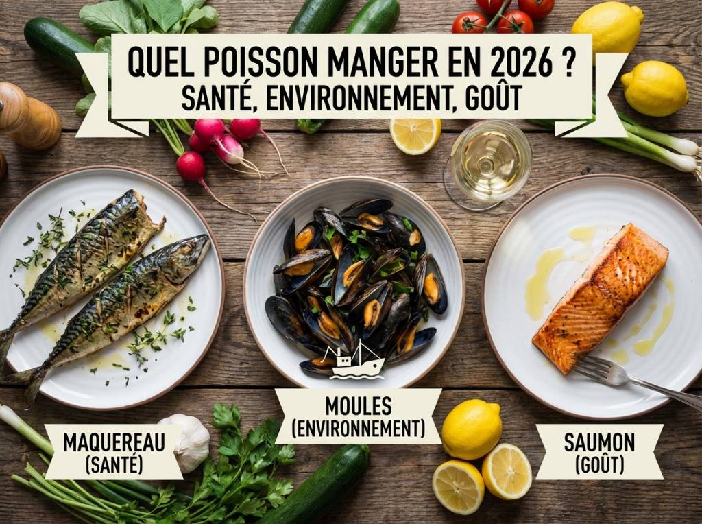Quels poissons manger en 2026 pour allier santé, environnement et goût