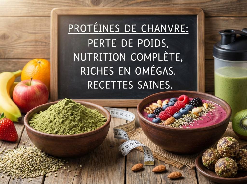 Protéine de chanvre pour maigrir : atouts nutritionnels et idées de recettes