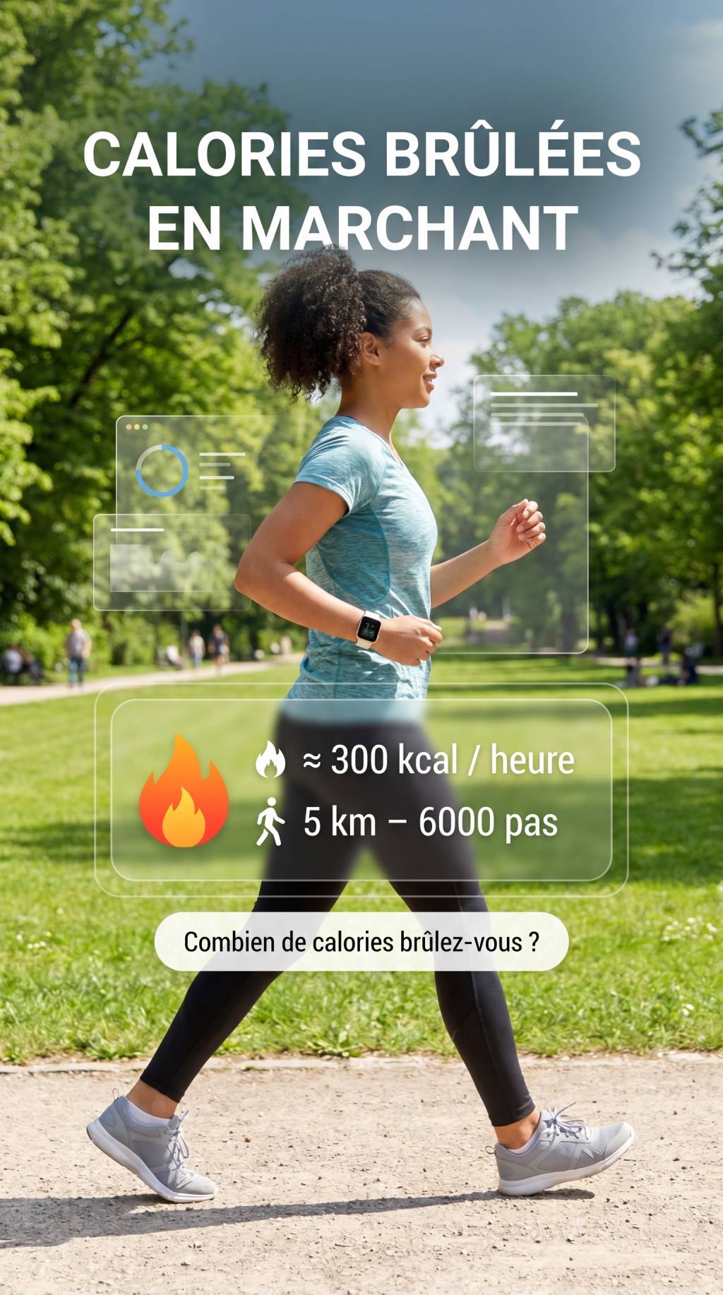 Calories marche : combien de calories brûle-t-on en marchant ?